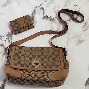 Coach Purse and Matching Wallet